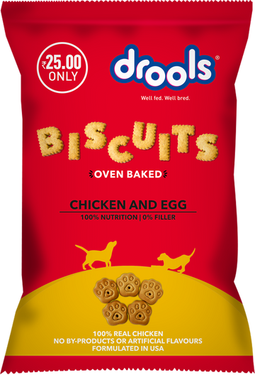 Drools Oven Baked Chicken & Egg Dog Biscuits